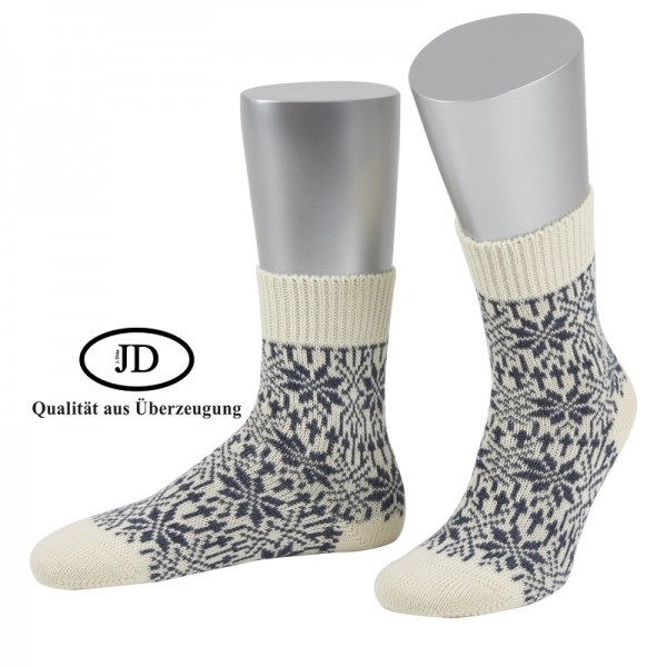 Norwegersocken Socken in natur und grau von JD