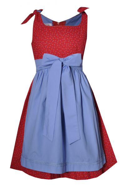 Kinderdirndl Kirmesau rot blau Hannah Collection