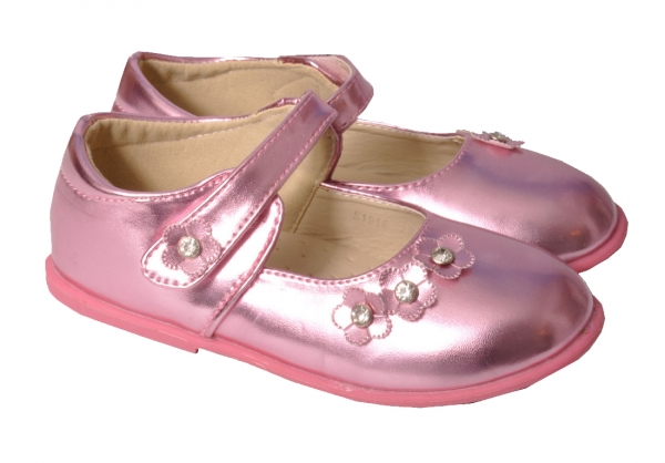 Mädchen Ballerina Trachtenschuh Lackschuh pink
