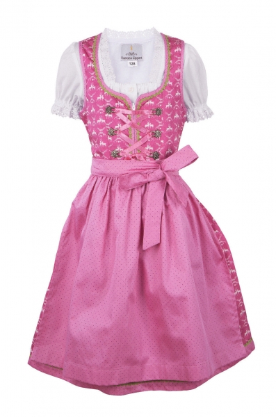 Kinderdirndl Prebitz pink Trachtenset 3-tlg.