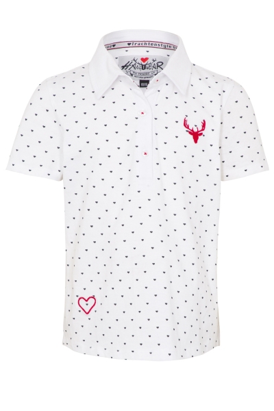 Poloshirt Mädchen Ruth Kids weiß Hangowear
