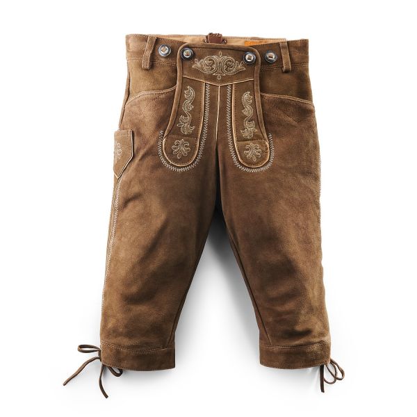 Kinder Lederhose Maki wild nuss braun Maddox