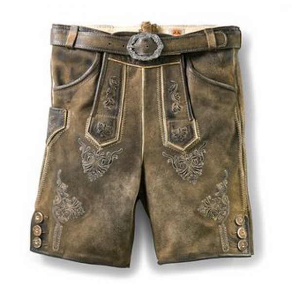 Kinder Lederhose in braun ziller antik kurz Ammersee Kid Maddox