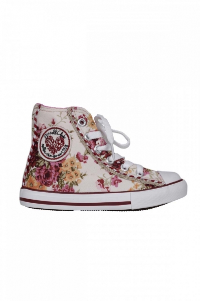 Kinder Sneaker Blooming Flower beige/bunt Krüger
