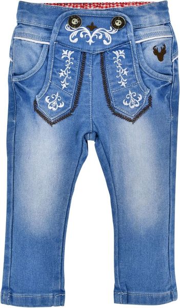 Kinder Trachten Jeans Gipfelkraxler blau jeans denim Bondi