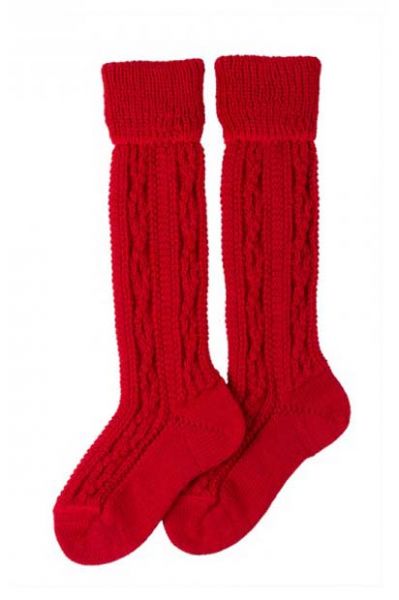 KNIEBUNDSTRUMPF KINDER SOCKEN KNIESTRUMPF ROT
