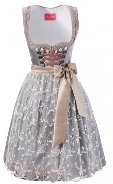 Dirndl midi 60 cm Grey Heaven grau Krüger Madl