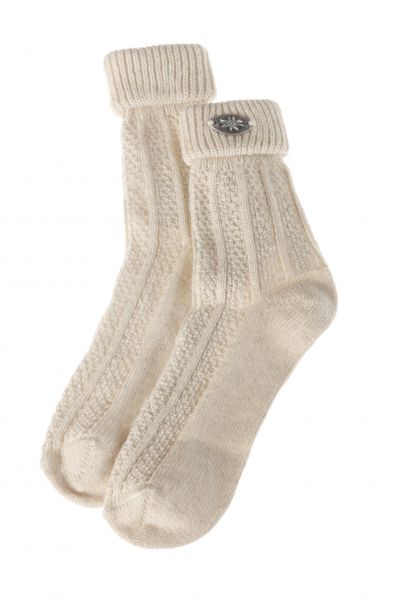 Kinder-Trachtensocken Irling beige Lusana