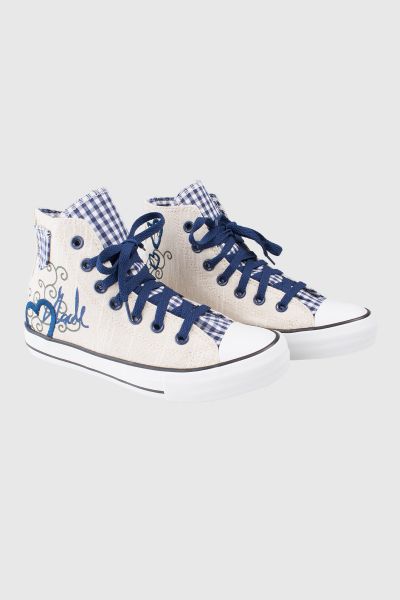 B-Ware / 2. Wahl Sneaker Blue Heart beige/blau Krüger Madl