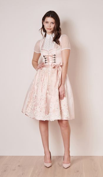 Dirndl midi 60 cm Junia rose rosa Krüger Madl