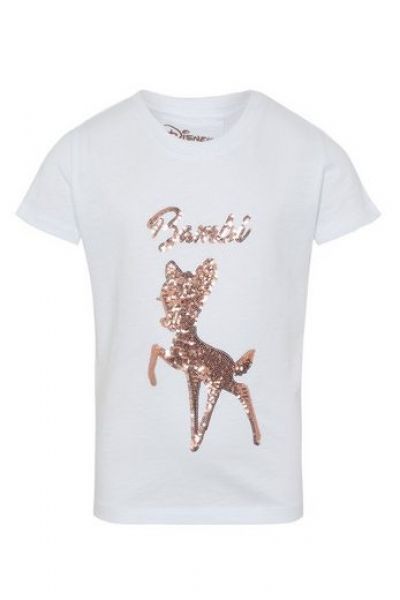 B-Ware / 2. Wahl - Mädchen Trachten T-Shirt Kuglhof weiß Pailletten Hangowear