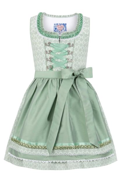 Kinderdirndl Babsi salbei grün 2-tlg. Stockerpoint