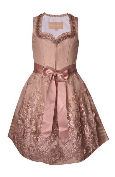 B-Ware / 2. Wahl Kinderdirndl Oberjoch 2tlg. rosa beige Krüger Kids
