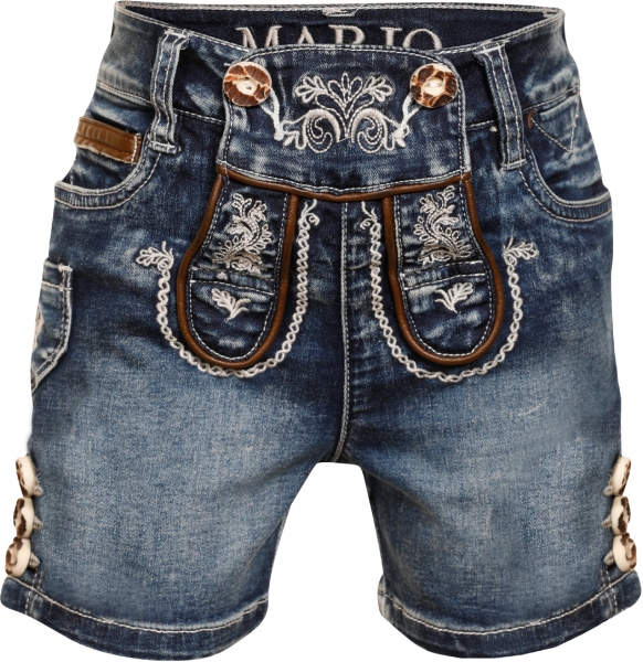Kinder Jeans Short Kids jeansblau blau Marjo