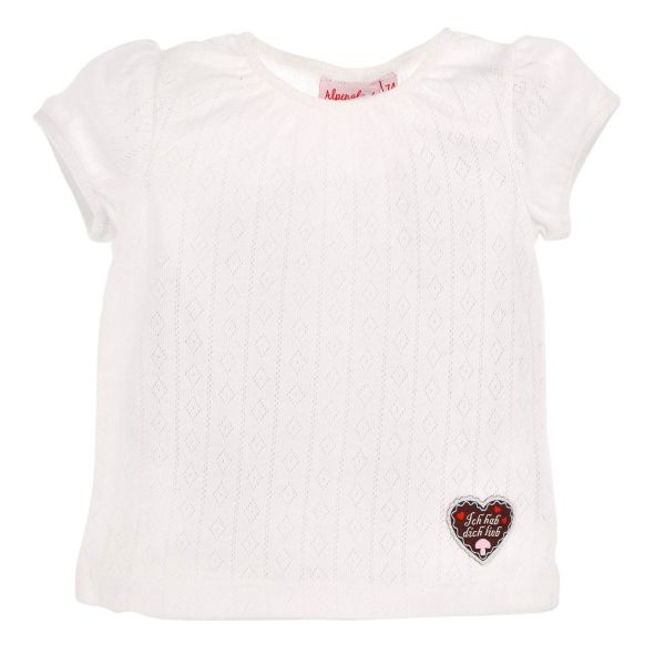 Kinder T-Shirt Unterziehshirt Alpenglück weiß Bondi