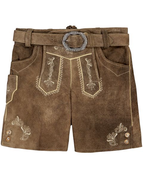 B-Ware / 2. Wahl Kinder Lederhose Matteo braun Spieth & Wensky