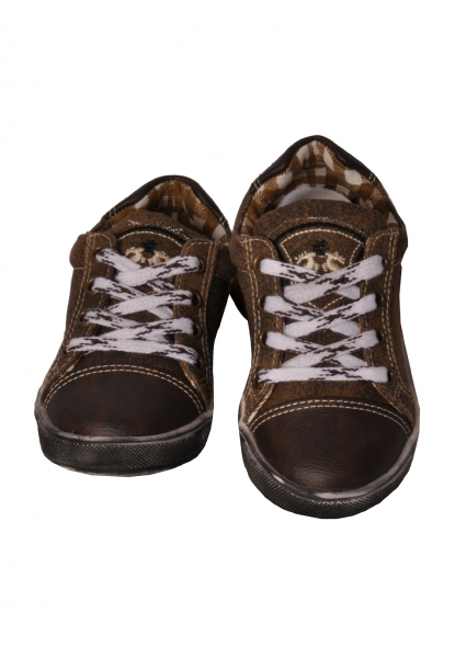Kinder Trachtenschuh Nepomuk holz braun antik Maddox