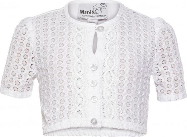 Kinder Jugend Dirndlbluse Henriette Kids weiß MarJo