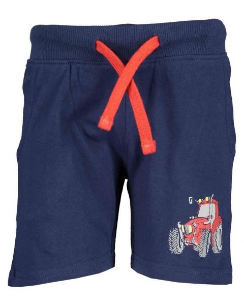 B-Ware / 2. Wahl - Buben Shorts Eiglstetten blau Traktor BLUE SEVEN