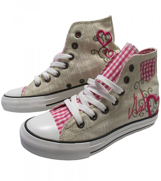 Sneaker Pink Heart beige/pink Krüger Madl