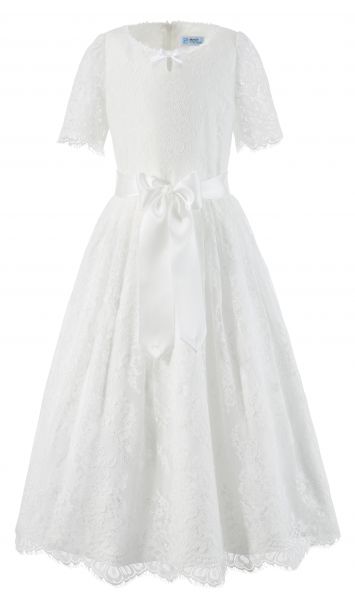 Kinder Trachtenkleid Taufe Kommunion Lilli offwhite Marjo